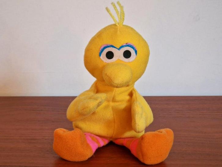 Sesamstraat Tyco preschool Beans knuffel Pino 1997 Big Bird, Kinderen en Baby's, Speelgoed | Knuffels en Pluche, Zo goed als nieuw