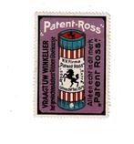 Oude sluitzegel van "PATENT-ROSS", Verzamelen, Merken en Reclamevoorwerpen, Ophalen of Verzenden, Zo goed als nieuw, Overige typen