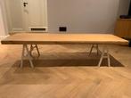 IKEA Salontafel Grenenhout & Witte Poten - 150x45x35cm, Huis en Inrichting, Tafels | Salontafels, Ophalen