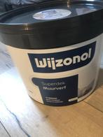 Wijzonol muurverf wit 10 liter, Ophalen, Wit, Nieuw, Verf