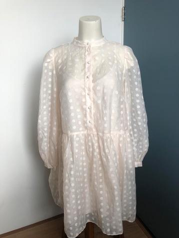 H&m lichtroze stippen lieflijk zoet jurkje m beschikbaar voor biedingen