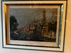 Antieke gravure “Brugge 1834”, Antiek en Kunst, Ophalen of Verzenden