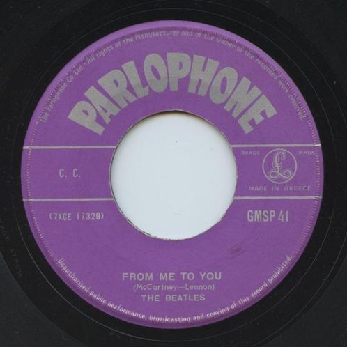 THE BEATLES SINGLE FROM ME TO YOU (Griekenland), Cd's en Dvd's, Vinyl | Rock, Gebruikt, Poprock, Overige formaten, Verzenden
