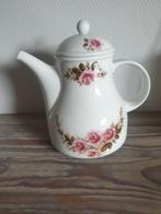Vintage Theepot met Rozenmotief, Huis en Inrichting, Keuken | Servies, Gebruikt, Keramiek, Overige typen, Ophalen of Verzenden