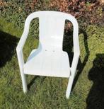 2 st. kunststof tuinstoelen stapelbaar ligt gewicht. P/stu, Ophalen of Verzenden, Gebruikt, Kunststof, Stapelbaar