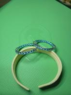 Swarovski oorbellen zilver, Ophalen of Verzenden, Zo goed als nieuw, Zilver, Zilver