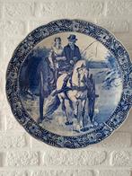 Groot antiek delfts blauw bord., Antiek en Kunst, Antiek | Wandborden en Tegels, Ophalen
