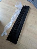Nieuw! Zwart Linnen Vouwgordijn 180x180, Huis en Inrichting, Zwart, 150 tot 200 cm, Nieuw, Ophalen of Verzenden