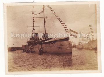 Marine slagschip Zr.Ms. Jacob van Heemskerck oude foto beschikbaar voor biedingen