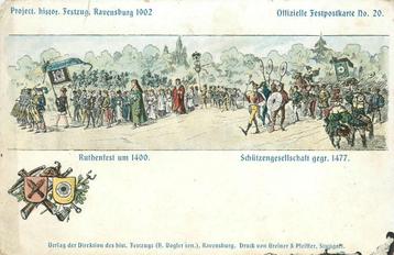 (379-032-009) Ravensburg Festzug 1902 beschikbaar voor biedingen