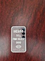0.999 zilverbaar 50 gram IGR Istanbul, Zilver, Ophalen