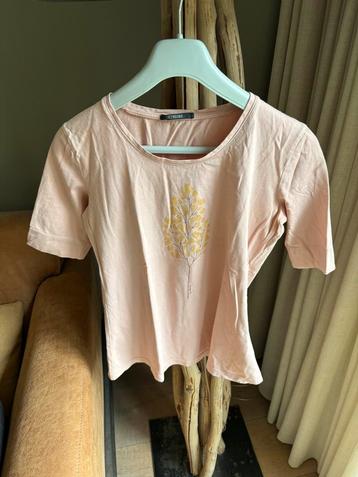 Lief Greenbomb shirtje S lichtroze met gouden boompje beschikbaar voor biedingen