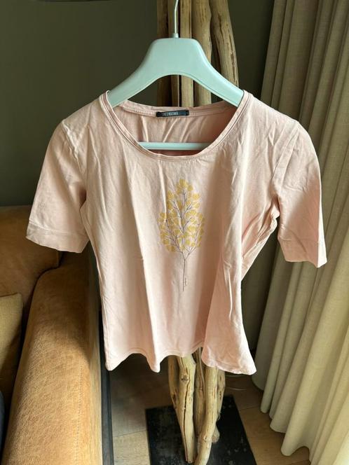 Lief Greenbomb shirtje S lichtroze met gouden boompje, Kleding | Dames, T-shirts, Gedragen, Maat 36 (S), Roze, Korte mouw, Ophalen of Verzenden