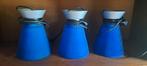3 Blauwe IKEA Hanglampen, Ophalen of Verzenden
