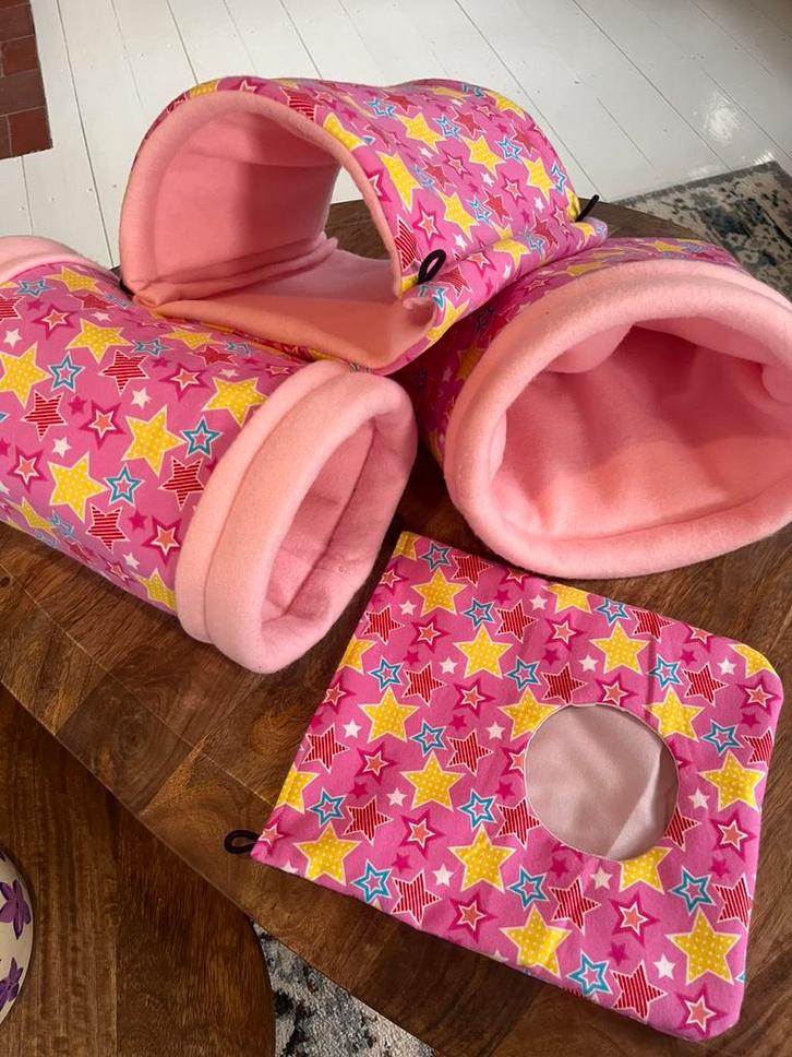 Handgemaakte tunnels hangmat anti plas slaapzak hooizak etc!, Dieren en Toebehoren, Knaagdieren en Konijnen | Toebehoren, Nieuw