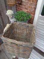 Grote Rieten Mand ** Mimosa **, Ophalen, Zo goed als nieuw, Rechthoekig, Riet