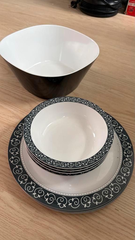 Mepal Camping Borden Set, Huis en Inrichting, Keuken | Servies, Gebruikt, Bord(en), Effen, Overige materialen, Ophalen of Verzenden