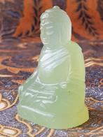 Mooi origineel oud Oosters jade beeldje van Boeddha 6,5 cm., Ophalen of Verzenden