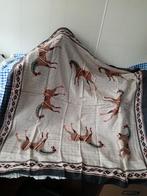 Paarden sjaal 1mx1m ook leuk om een hes te maken, Ophalen of Verzenden, Nieuw, Maat 46/48 (XL) of groter, Sjaal