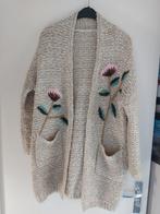 Dames vest bloem, Kleding | Dames, Truien en Vesten, Verzenden, Gedragen