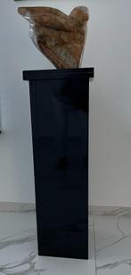 Zuil Zwart Graniet     hoog 92 cm  breed 26 x 26 cm., Ophalen, Nieuw