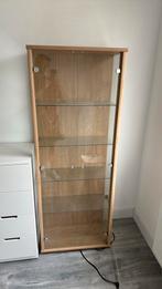Vitrinekast dubbele deur, Ophalen of Verzenden, Zo goed als nieuw, 25 tot 50 cm, 200 cm of meer