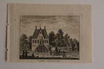 OOSTHUIZEN ORIGINELE KOPERGRAVURE JAN BULTHUIS 1786 GT7 beschikbaar voor biedingen