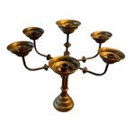 Enorme Koperen Kandelaar - 7 Armen antiek, Ophalen, Koper of Brons