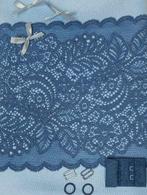 Lingeriepakket 4008 blauwe chique, Hobby en Vrije tijd, Stoffen en Lappen, Blauw, Nieuw, Ophalen of Verzenden, 30 tot 120 cm