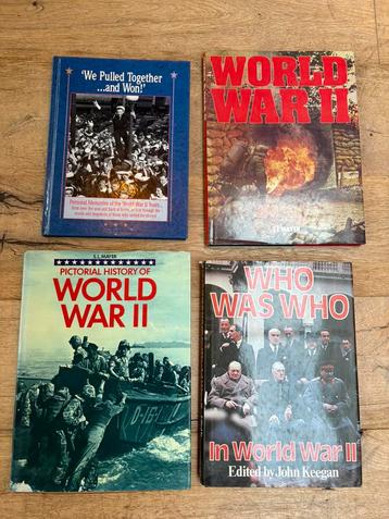 **Vier Engelstalige boeken over de Tweede Wereldoorlog** beschikbaar voor biedingen