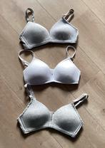 Bh tiener 70 A grijs wit nieuwstaat, Ophalen of Verzenden, BH