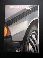 Brochure RENAULT Fuego 1982, Ophalen of Verzenden, Zo goed als nieuw, Renault