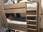 Steigerhouten Stapelbed, Ophalen, 90 cm, Eenpersoons, 160 tot 180 cm