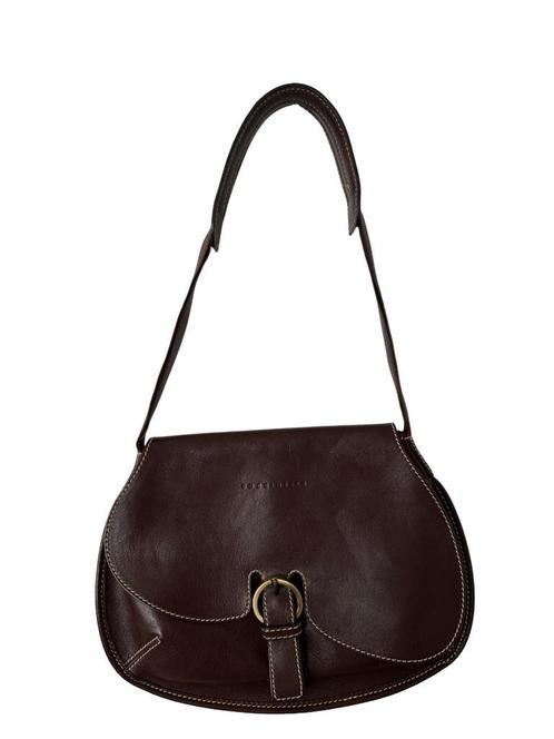 Coccinelle schoudertas, Sieraden, Tassen en Uiterlijk, Tassen | Schoudertassen, Zo goed als nieuw, Overige merken, Bruin, Ophalen of Verzenden