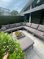 Kussensets te koop (witte set en bruinachtige set), Tuin en Terras, Ophalen, Bank, Textileen, Loungeset
