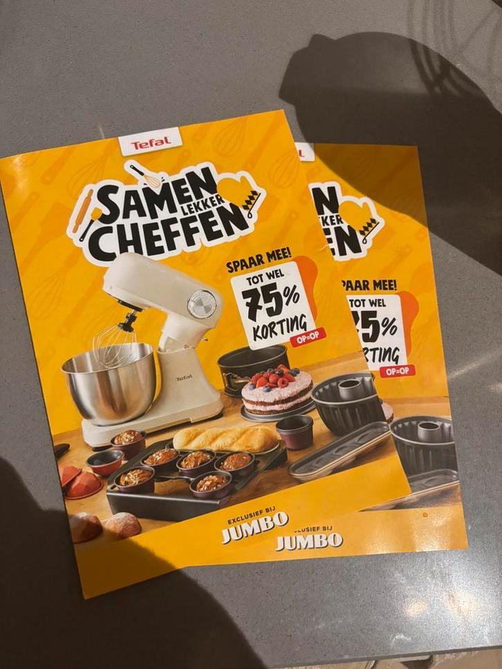 30 spaarzegels Jumbo samen cheffen, Verzamelen, Supermarktacties, Jumbo, Ophalen
