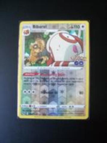 9479 Nieuwe Pokemon GO Kaart holofoil BIBAREL HP 110 060/078 beschikbaar voor biedingen