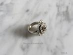 Mooie ring bloemvorm, Ophalen of Verzenden, Dame, Zilver, Zilver