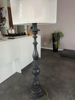 Staande lamp, Gebruikt, Ophalen of Verzenden, Hout, 75 cm of meer