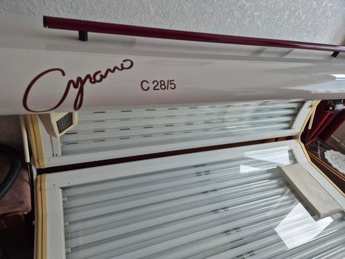 Cyrano 28/5 zonnebank, Witgoed en Apparatuur, Zonnebanken en Gezichtsbruiners, Gebruikt, Zonnebank dubbelzijdig, 15 lampen of meer