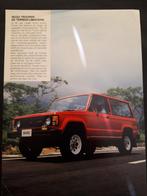 handout Isuzu Trooper oct '83, Ophalen of Verzenden, Zo goed als nieuw, Overige merken, Isuzu