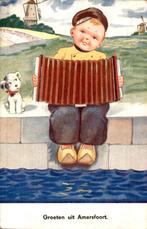 Amersfoort - Jongentje met Accordeon, Ophalen of Verzenden, Voor 1920, Ongelopen, Utrecht