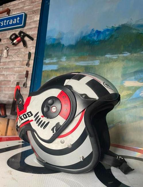 Boxer helm target, Motoren, Kleding | Motorhelmen, Systeemhelm, M, Overige merken, Tweedehands, Ophalen
