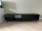 Tv meubel zwart (175x40,5x31,3cm (BxHxD)), Ophalen, 150 tot 200 cm, Zo goed als nieuw, Minder dan 100 cm