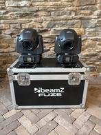 2x BeamZ FUZE75S LED Spot moving heads, inclusief flightcase, Ophalen, Zo goed als nieuw, Licht, Kleur