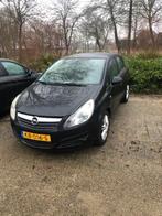 Opel Corsa 1.4 16V Sport 5D WR 2008 Zwart, Auto's, Voorwielaandrijving, Zwart, 4 cilinders, Handgeschakeld