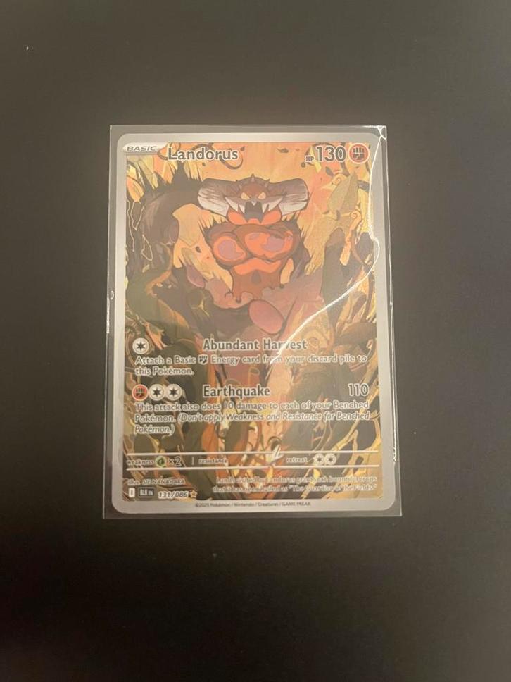 Landorus NM | 131, Hobby en Vrije tijd, Verzamelkaartspellen | Pokémon, Nieuw, Losse kaart, Ophalen of Verzenden