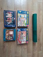 4 Puzzels 1000 Stukjes + Puzzelrol - Jan van Haasteren, Hobby en Vrije tijd, Denksport en Puzzels, Ophalen, 500 t/m 1500 stukjes