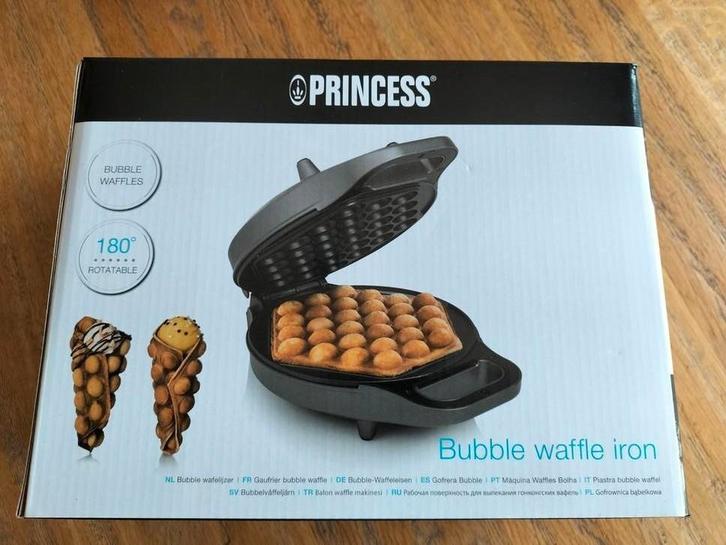 Princess 01.132465.01.001 Bubble wafelijzer, Witgoed en Apparatuur, Wafelijzers, Nieuw, Ophalen of Verzenden
