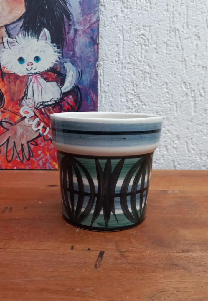 Vintage bloempot. Jersey Pottery. Retro, Antiek en Kunst, Antiek | Keramiek en Aardewerk, Ophalen of Verzenden